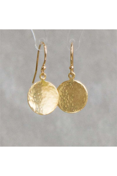Choice1 golden Simple Metal Irregular Texture Geometric Earrings Pendant Acce...
