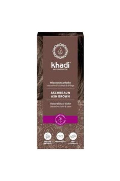 khadi Vopsea Naturala Henna Saten Cenusiu - Ash Brown Hair Color, 100 g