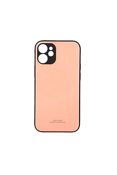 OEM Glass Case Apple iPhone 12 mini Ροζ