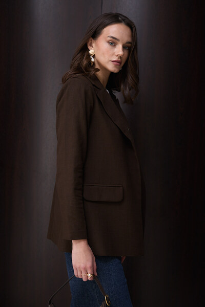 Melike Tatar Linen Jacket 32-2833