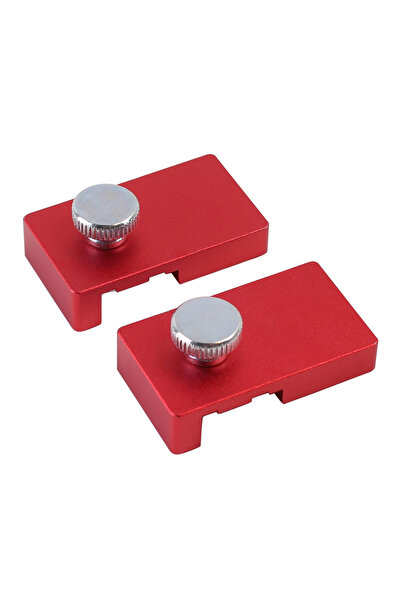 Choice 2pc-set Red 1Set Guide Rail Limit Stops(Aluminum) Woodworking Tools, F...