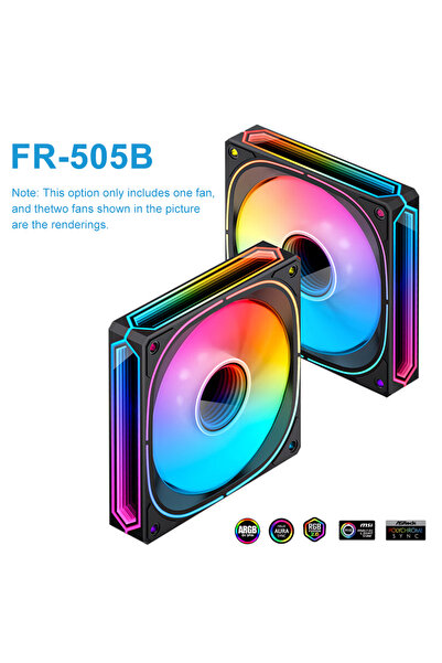Choice A-RGB Other FR-505B Jonsbo FR-505 CPU Cooling Fan 120mm 5V 3PIN ARGB C...
