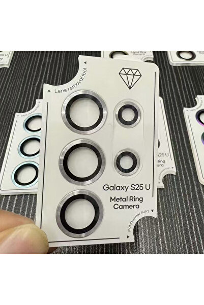 Choice34 For Galaxy S26 Ultra Silver 1Set Metal Camera Lens Ring Protector Fo...