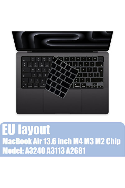 Choice واقي لوحة مفاتيح Air مقاس 13 بوصة M4 M3 M2 متوافق مع MacBook Air مقاس ...
