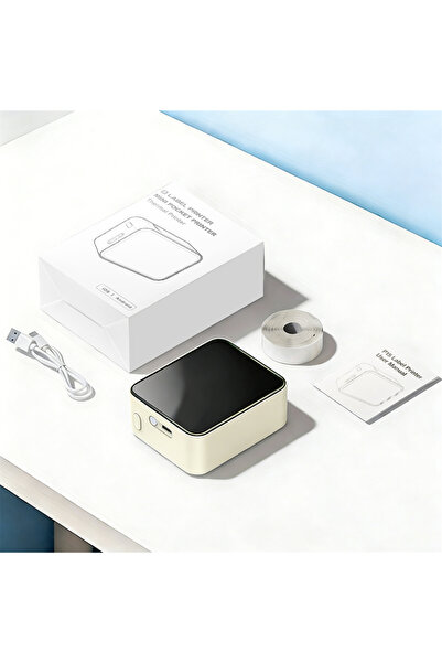 Choice6 P15 Milk tea color MarkLife P15 Mini Portable Thermal Printer Wireles...