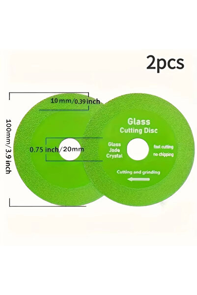 Choice1 2pc sand width 10mm 10/5/2/1PCS 4inch Diamond Brazing Ultra-Thin Stee...