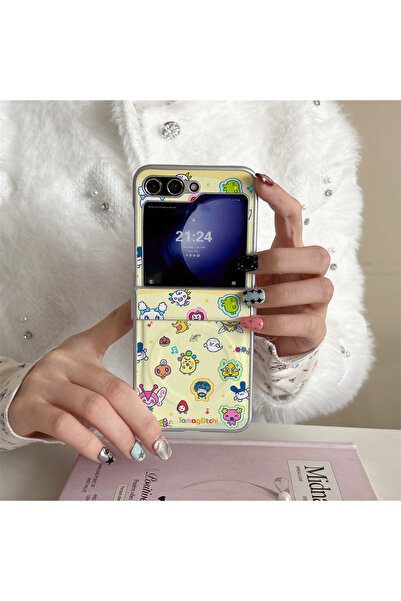 Choice4 غطاء حماية Galaxy Z Flip7 PC ZD027 بتصميم كوري لطيف من تاكوما سونغزي ...