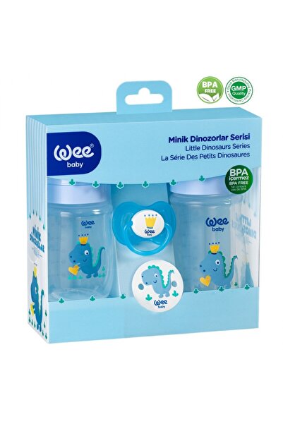 Wee Baby Dino Gift Set ‒ 6 pieces / Blue