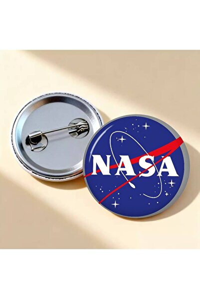 Choice25 z6 25x25 مم دبوس زينة كلاسيكي من الصفيح بتصميمات N-NASA-A، مخصص لشخص...