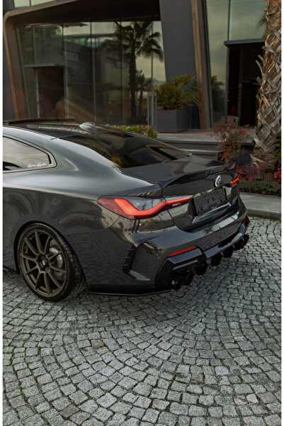 TMZ Garage BMW 4 Serisi G22 Coupe Arka Difüzör & Flap Seti | M Sport Uyumlu A...