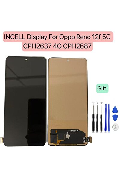 Choice شاشة عرض AMOLED/TFT عالية الجودة مقاس 6.67 بوصة لهاتف Reno 12F، شاشة ل...