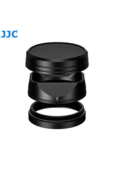Choice1 Black JJC Metal Square Lens Hood with Adapter Ring for Fujifilm X100V...