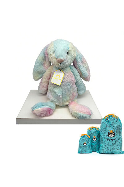Choice5 دمية أرنب مصبوغة بطبعة الفهد من JC Bonnie Rabbit، أحدث إصدار، مع علام...