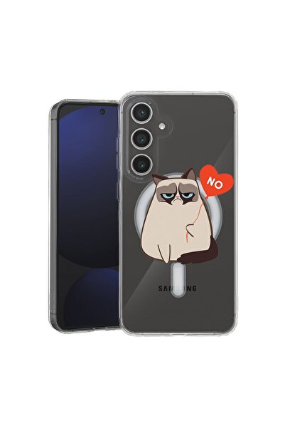 bestcase Калъф за Samsung Galaxy A56 с дизайн Мем - Гръмливо: Не, MagSafe TPU...