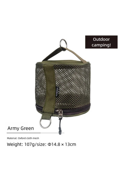 Choice Army Green TARKA Tissue Case Roll Paper Storage Bag With Hook Portable...