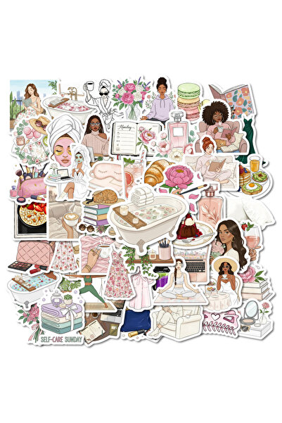 Choice 50pcs 50PCS INS-Style Women's Life Stickers Hot-Selling Girlish Heart ...