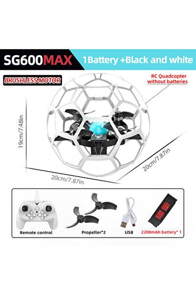 choice2 SG600MAX-Brushless-W SG600 MAX 2.4G RC Racing Football Drone 3D Full ...