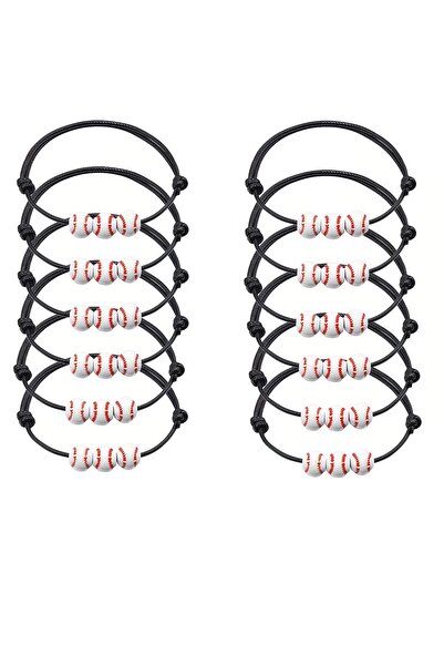 Choice 10pcs Baseball Party Favors 10pcs Adjustable Sports Bracelets for Kids...
