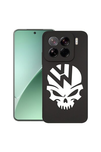 bestcase ¬Æ Husa pentru Xiaomi 15 Pro, Premium Slim Silicon 1.2MM, VW Skull, ...