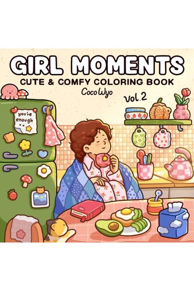 Choice girl moments Bview Art Girl Moments: Coloring Book for Adults and Teen...