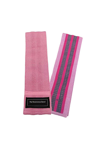 Choice 1pc pink Elastic Bands Fitness Resistance Bands Yoga Pilates Hip Circl...