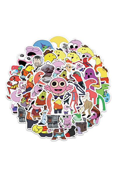 Choice 54PCS 54PCS Cartoon Smiling Friends Comedy Animation Graffiti Sticker ...