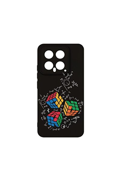 bestcase Husa BestCase¬Æ Premium Silicon, Compatibila Cu Xiaomi 14, Rubik Cub...