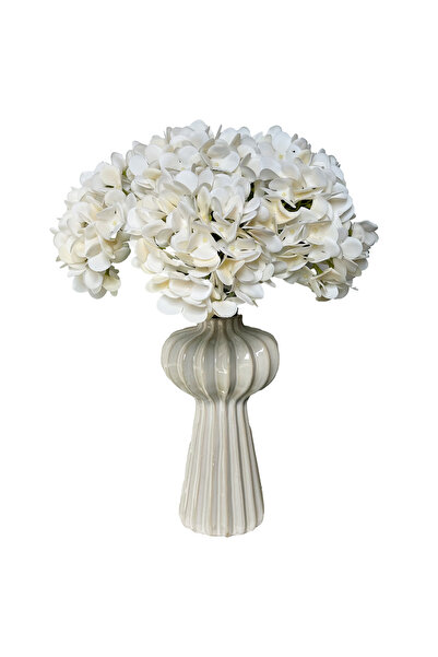 MirageBotanics Cream Nordic Style White Color Bohemian Ceramic 25x13 cm Cube ...