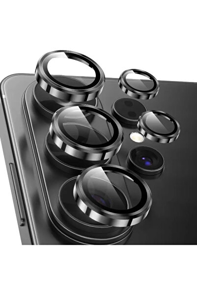 Choice For Galaxy S26 Ultra Black Metal Lens Ring Glass For S26 Ultra HD Clea...