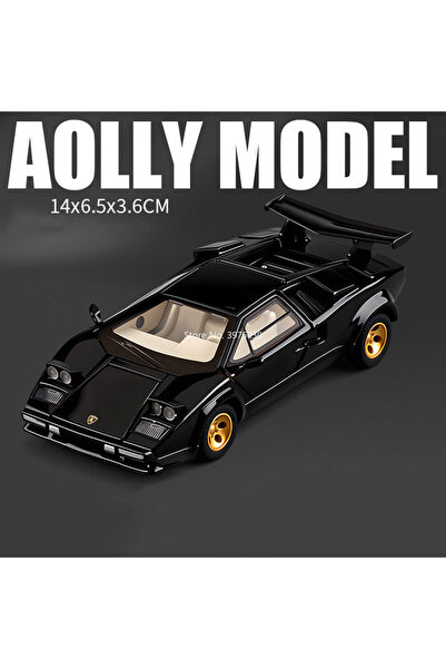 Choice5 LP500S Black 1:32 Lambor Countach LP500S LBWK Toys Models Cars Alloy ...