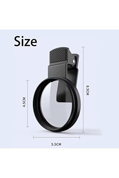 Choice Black 52MM Circular Universal Portable Polarizer Camera Lens Clip CPL ...