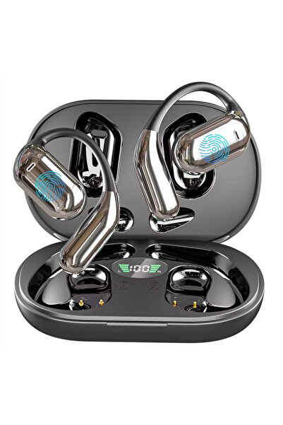 Choice1 Black-Q16 Q16 Bluetooth 5.3 Ows In-Ear Wireless Earbuds with Earhooks...