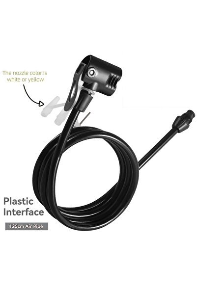 choice2 125cm plastic head Bicycle Air Pump Extension Tube Pump Bicycle Hose ...