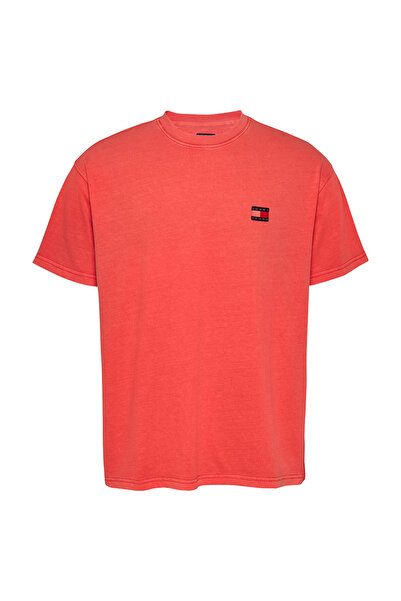 Tommy Hilfiger Tricou bărbătesc cu mânecă scurtă, cu emblemă țesută, croială ...