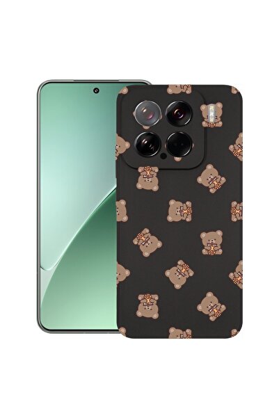 bestcase ¬Æ Husa pentru Xiaomi 15, Teddy Bear Pattern, Slim Silicon 0.8MM, An...