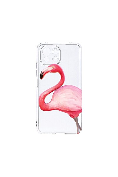 bestcase Прозрачен силиконов калъф 2ММ, съвместим с Xiaomi Mi 11 Lite, Фламин...