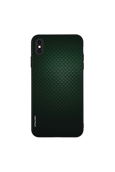 Sonique Θήκη Carbon Series για Apple iPhone XS MAX Πράσινο