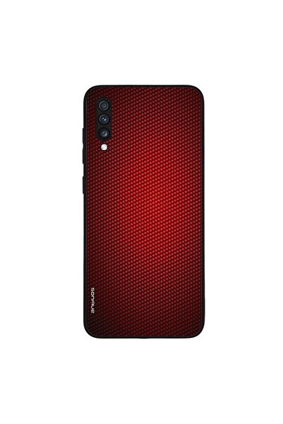 Sonique Θήκη Carbon Series για Samsung Galaxy A70/A70s Κόκκινο