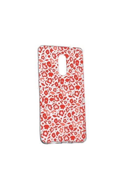 bestcase Калъф с десен на червени цветя, за LG X Power 3, устойчив на износва...