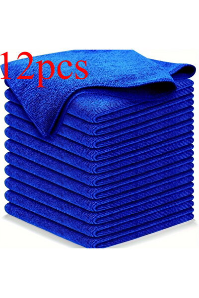choice2 Blue 12pcs 5/6/10/12/20Pack Microfiber Cleaning Cloths for Cars | Lin...
