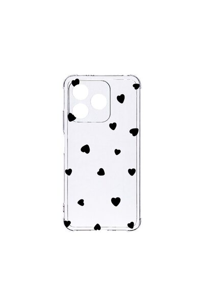 bestcase Husa pentru Xiaomi Redmi 13, BestCase¬Æ Anti Shock 1.5MM, Heart Patt...