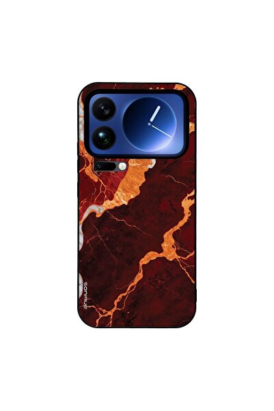 Sonique Θήκη Marble Series για Xiaomi Xiaomi 17 Pro Max 5G Κόκκινο