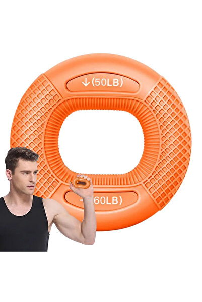 Choice3 50LB Silicone Finger Grip Strengthener Hand Wrist Exercise Ring For C...