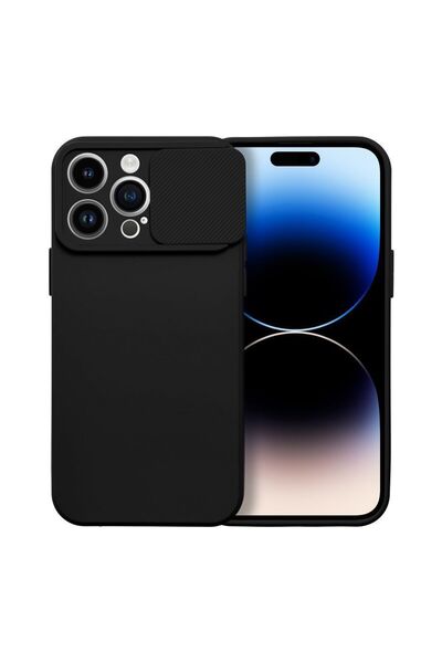 Sonique Θήκη Σιλικόνης Slide Case Apple iPhone 14 Pro Max Μαύρο