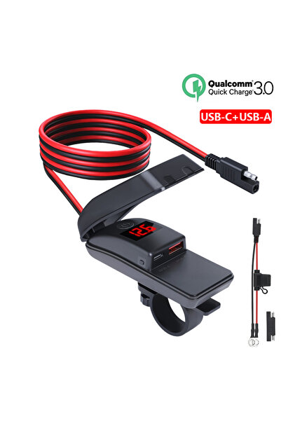 Choice Motorcycle Charger Extractme Motorcycle Charger Type-C Fast Charger Po...