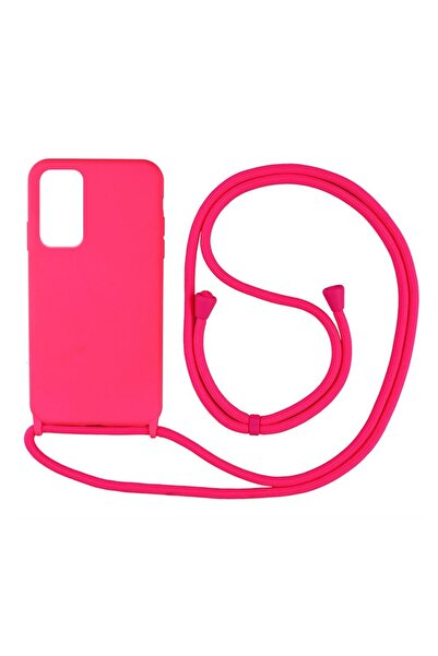 Sonique Θήκη Σιλικόνης με Κορδόνι CarryHang Xiaomi Redmi Note 10 Pro Φούξια