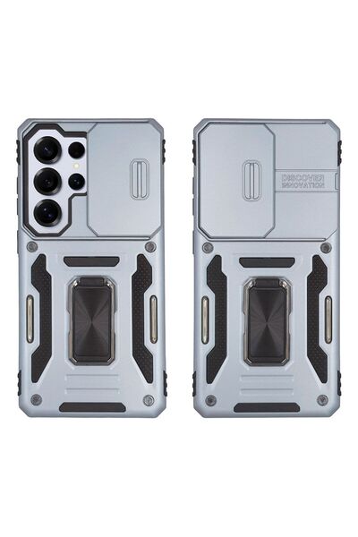 Sonique Θήκη Ring Armor CamShield για Samsung Galaxy S26 Ultra Γκρι