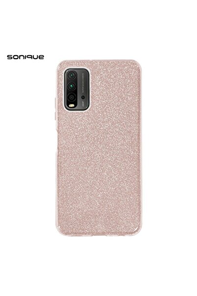 Sonique Θήκη Σιλικόνης Shiny Xiaomi Redmi 9T Ροζ