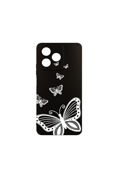 bestcase Θήκη για Xiaomi Redmi 13, Λεπτή σιλικόνης, Σχέδιο πεταλούδας, Προστα...