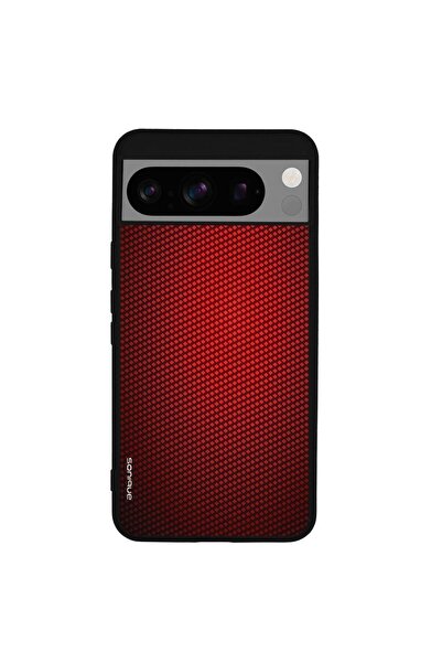 Sonique Θήκη Carbon Series για Google Pixel 8 Pro 5G Κόκκινο